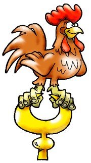 A kiskakas gyémánt félkrajcárja A kiskakas gyémánt félkrajcárja